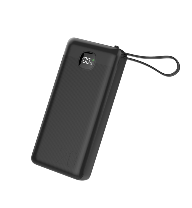 power bank with charging cable